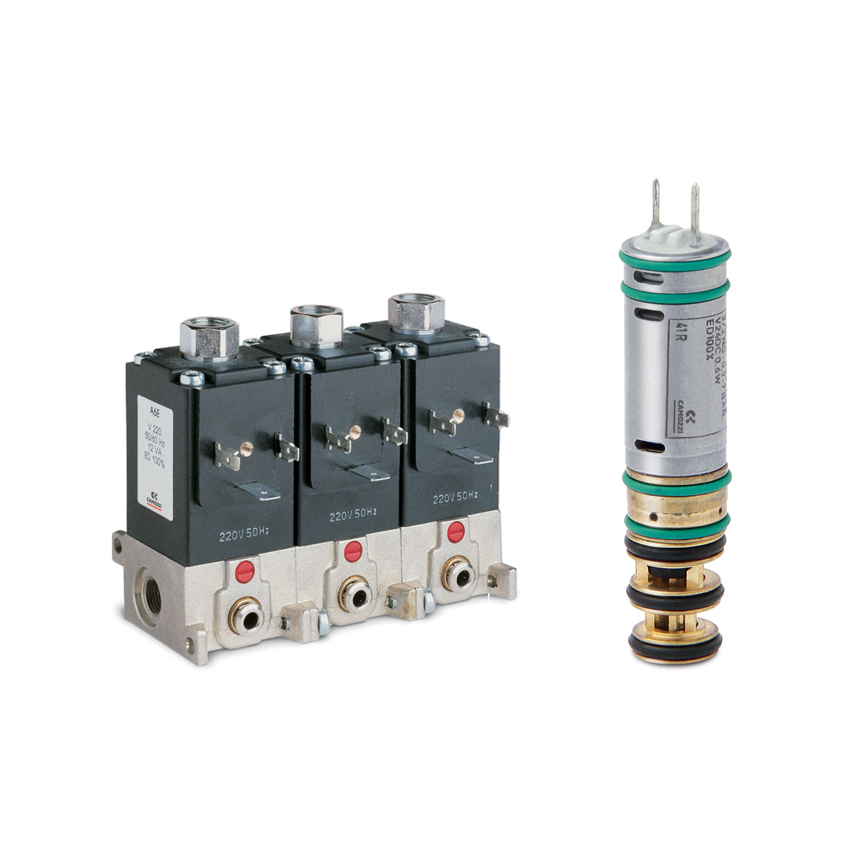 Direct and indirect acting 2/2 - 3/2-way solenoid valves